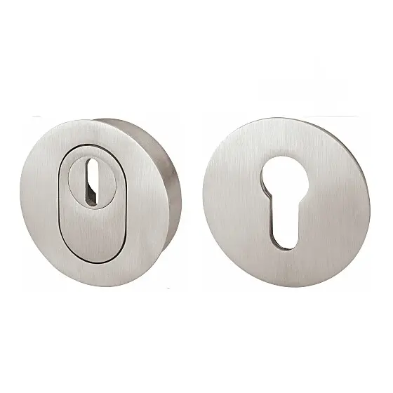 Bezpečnostní rozeta TWIN H 2038KSF DEF (E), PZ/E, Twin E (nerez matná)