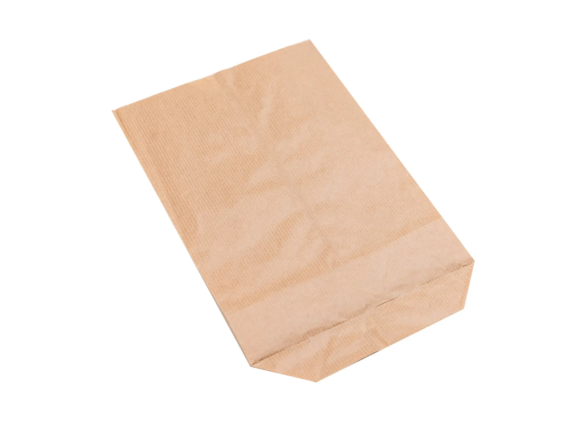 1000 ks - Papírový sáček 225x375mm s křížovým dnem 92mm, nosnost 2,5kg
