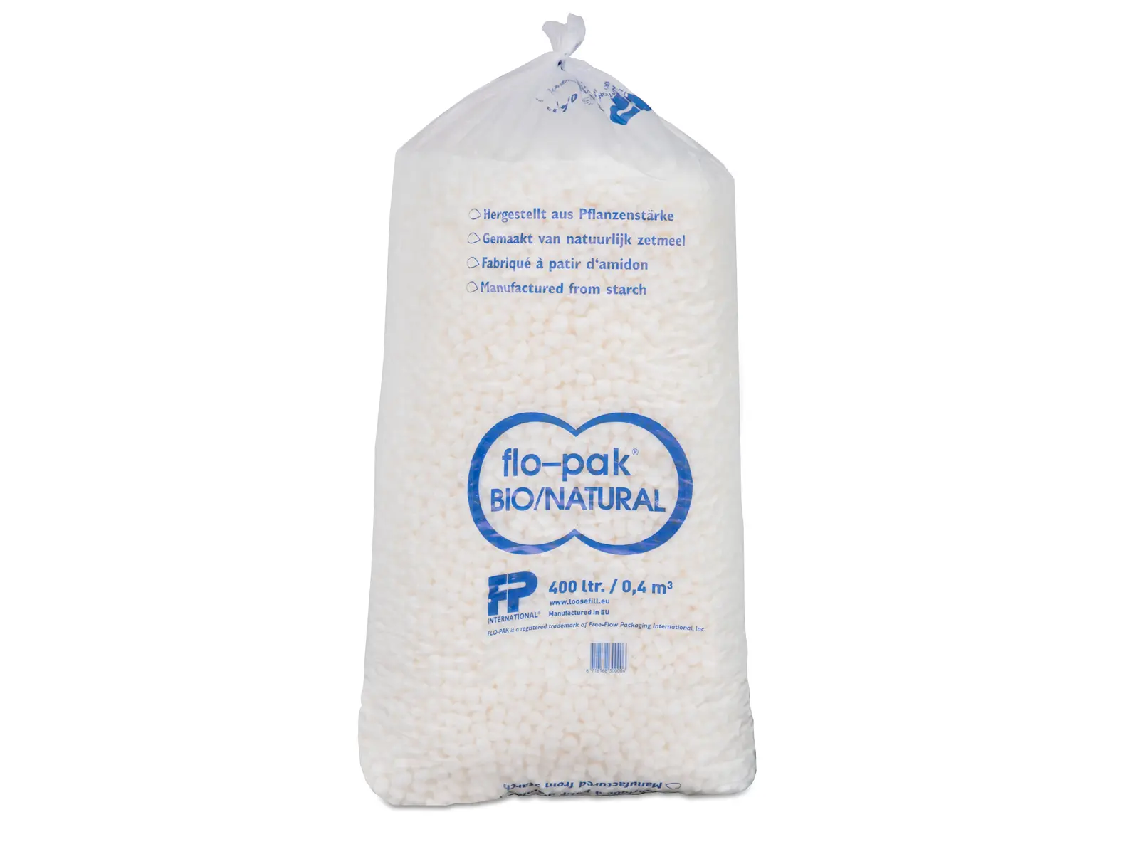 Tělíska fixační Flo-Pak Natural pytel 400 l bílá