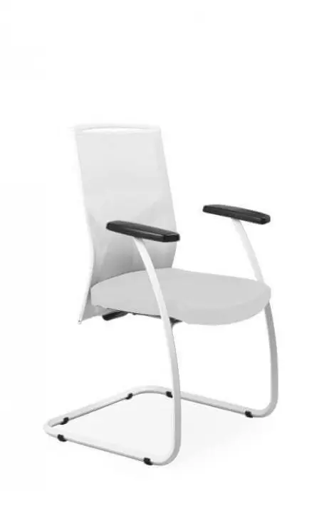 MAYER zdravotnická židle Prime Mesh 252 W síťovaný opěrák bílý rám