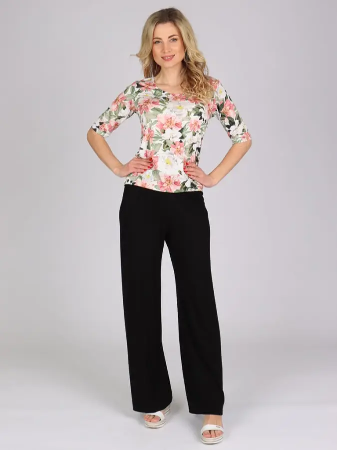 EVONA a.s. Dámské kalhoty MARILYN 023 - Dámské kalhoty MARILYN 023 023 4XL