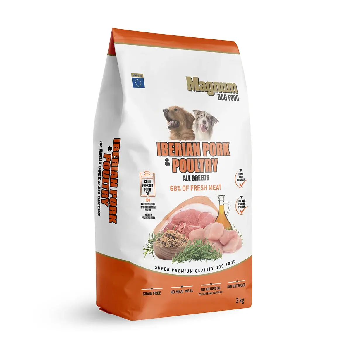 Magnum dog food Magnum Iberian Pork & Poultry All Breed 3kg