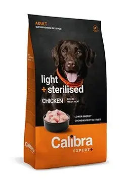 Calibra Expert+ Calibra Dog EXPERT+ Adult Light & Steril. Chicken 12kg