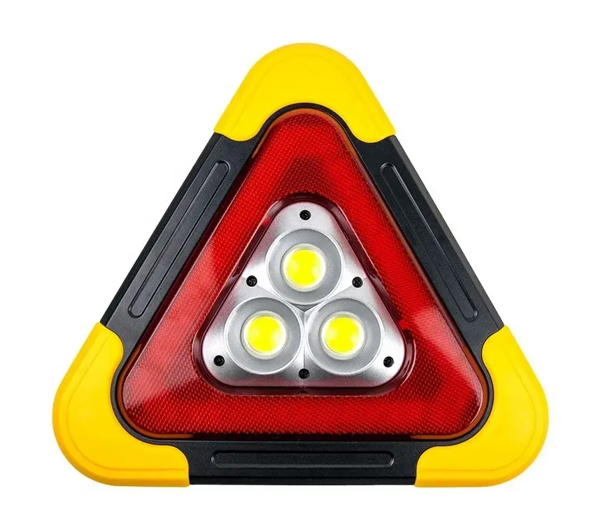 Výstražný LED trojúhelník Hurry bolt HB-7707 na 4x AA baterie