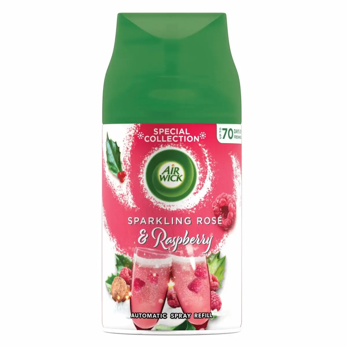 Osvěžovač vzduchu Airwick Freshmatic - náplň, růžový sekt a maliny, 250 ml