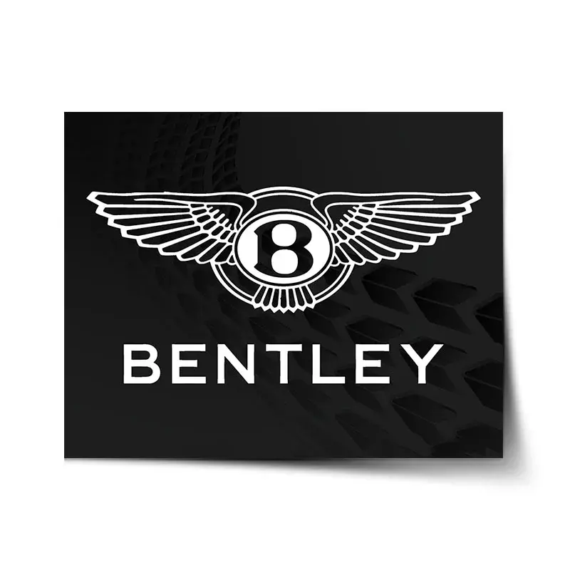 Plakát Logo Bentley Černý - 60x40 cm