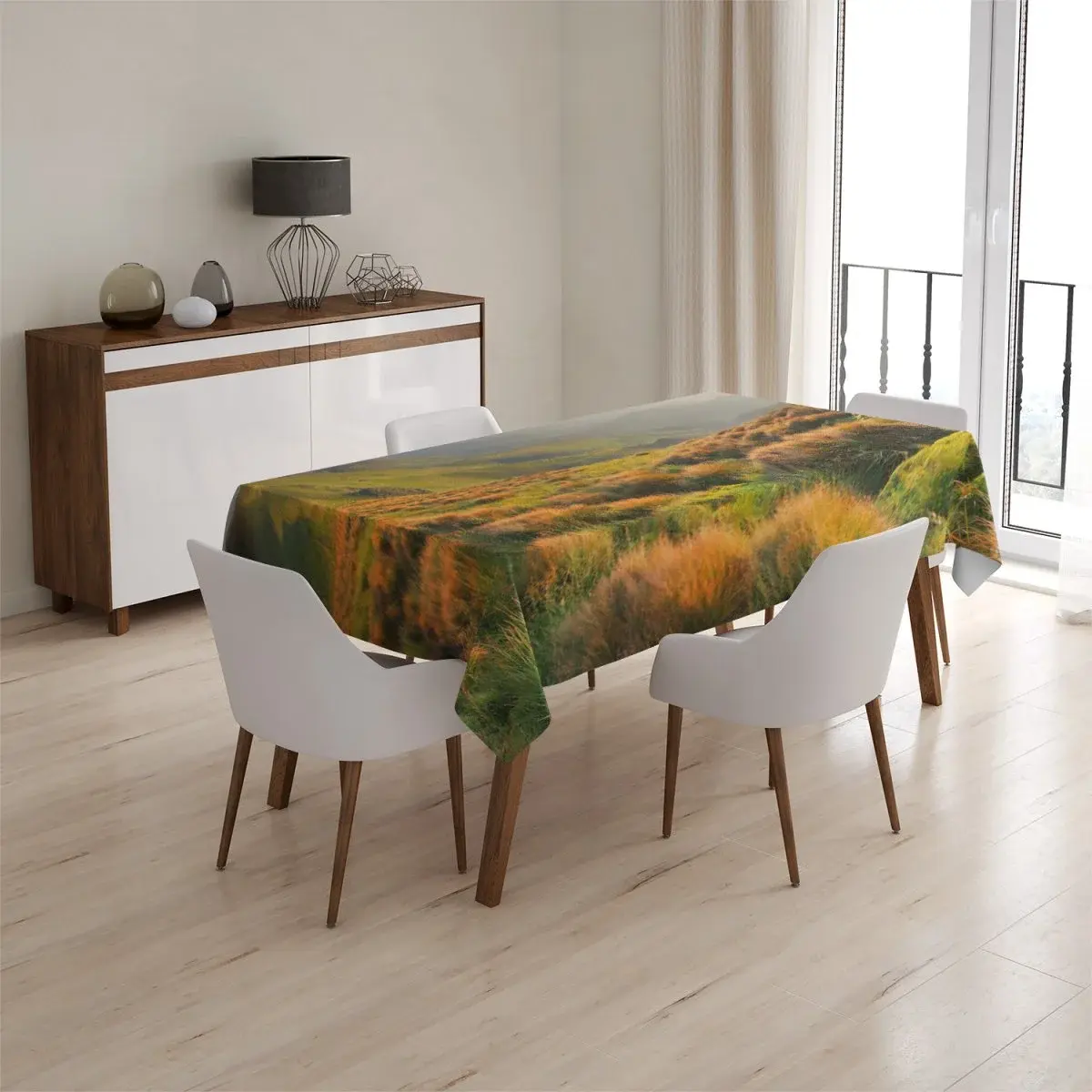 Ubrus Travnatá krajina - 90x90 cm