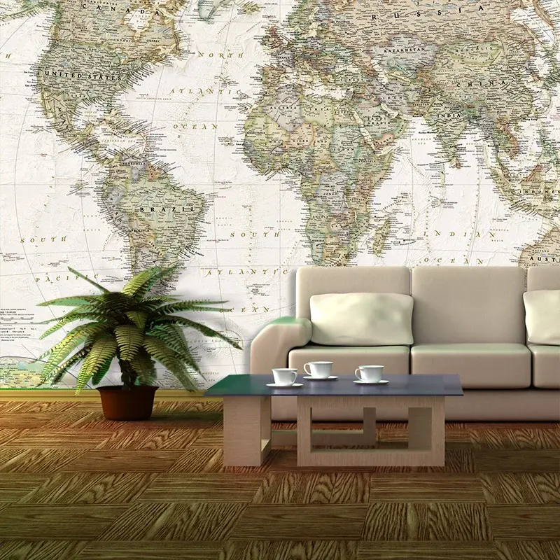 Tapeta Mapa světa - 125x75 cm