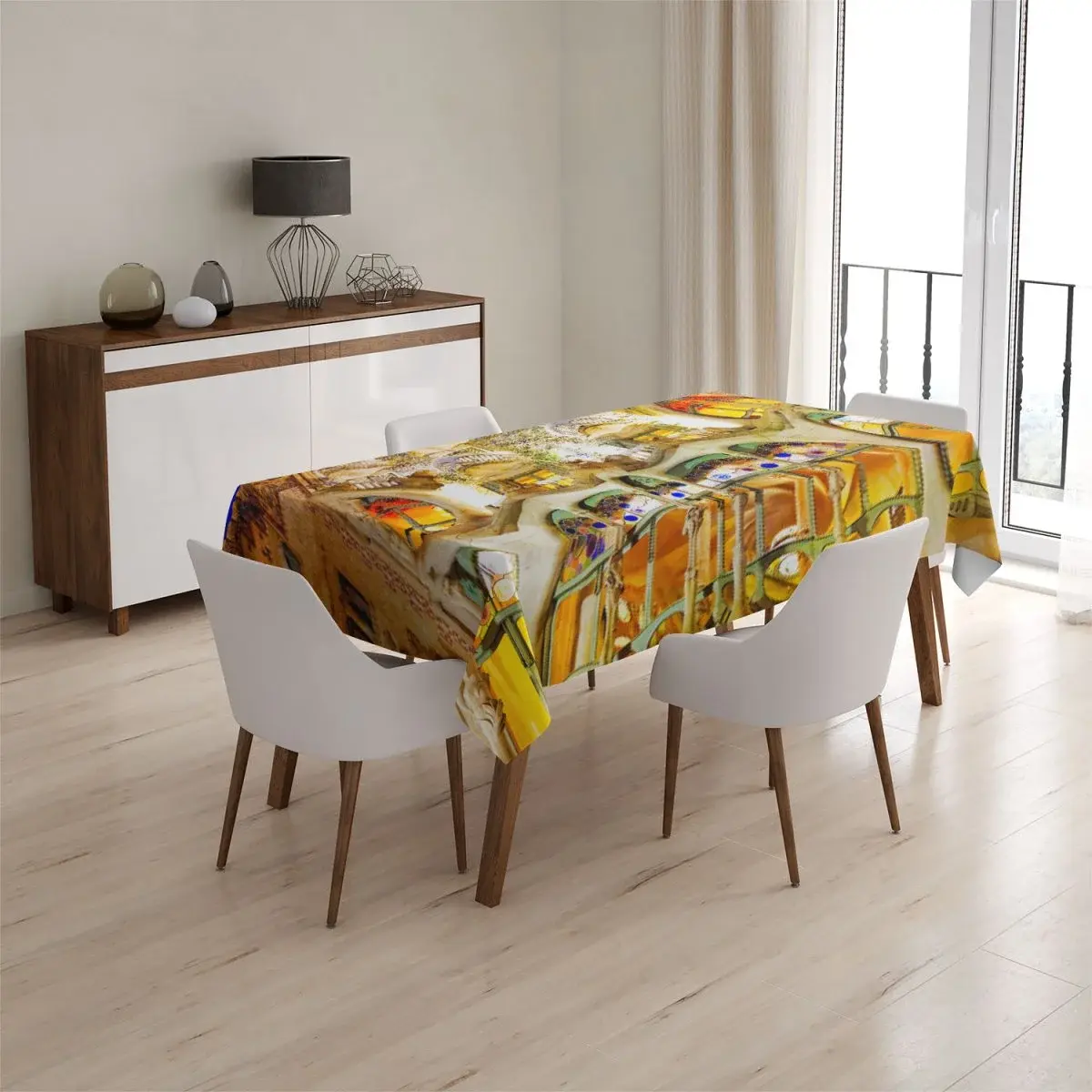 Ubrus Barcelona Gaudi Casa Batllo 1 - 90x90 cm