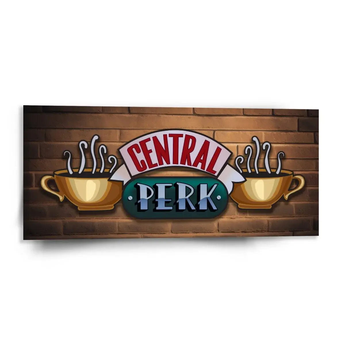 Obraz Seriál přátelé CENTRAL PERK Cihly - 110x50 cm