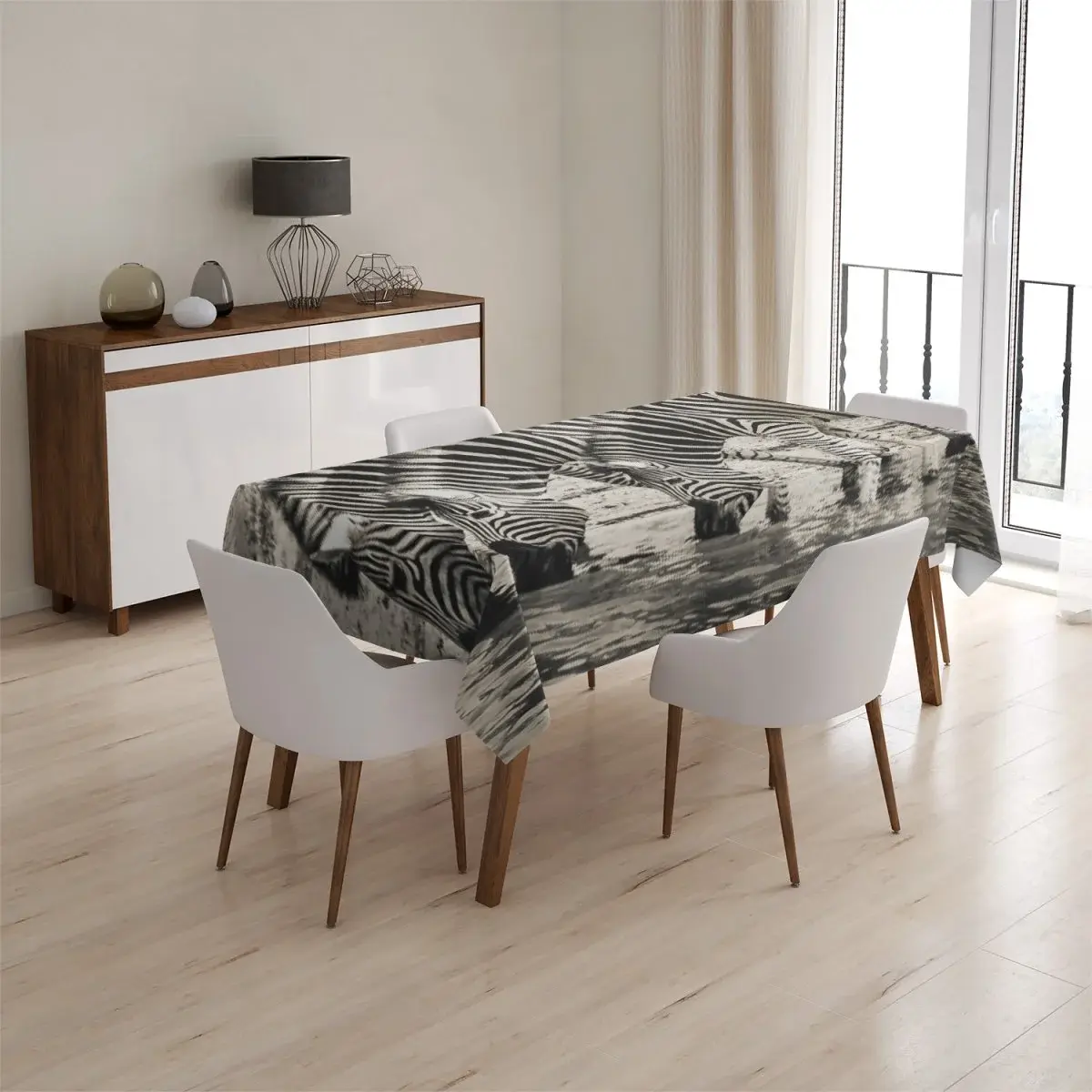 Ubrus Zebry u vody - 145x240 cm