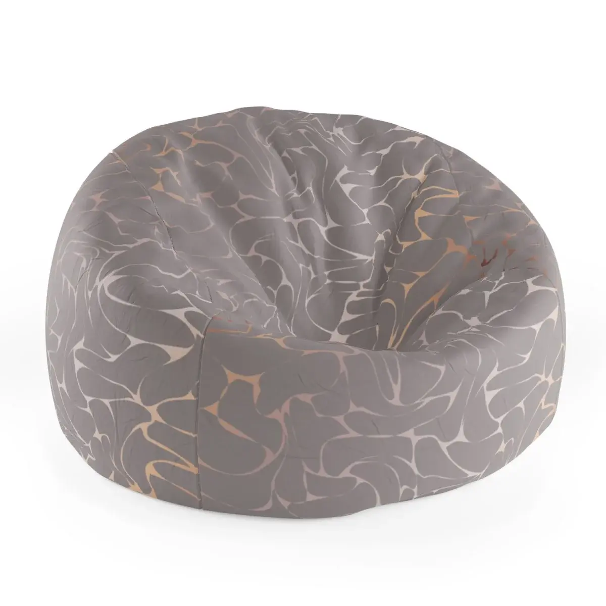 Sedací vak Cocoon Béžové vzorce - 75 x 45 x 35 cm
