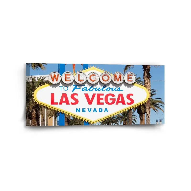 Obraz Welcome to Las Vegas - 110x50 cm
