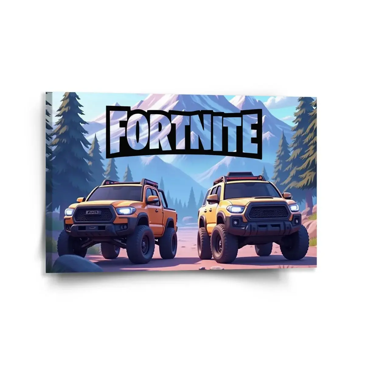 Obraz FORTNITE Off-road auta - 120x80 cm