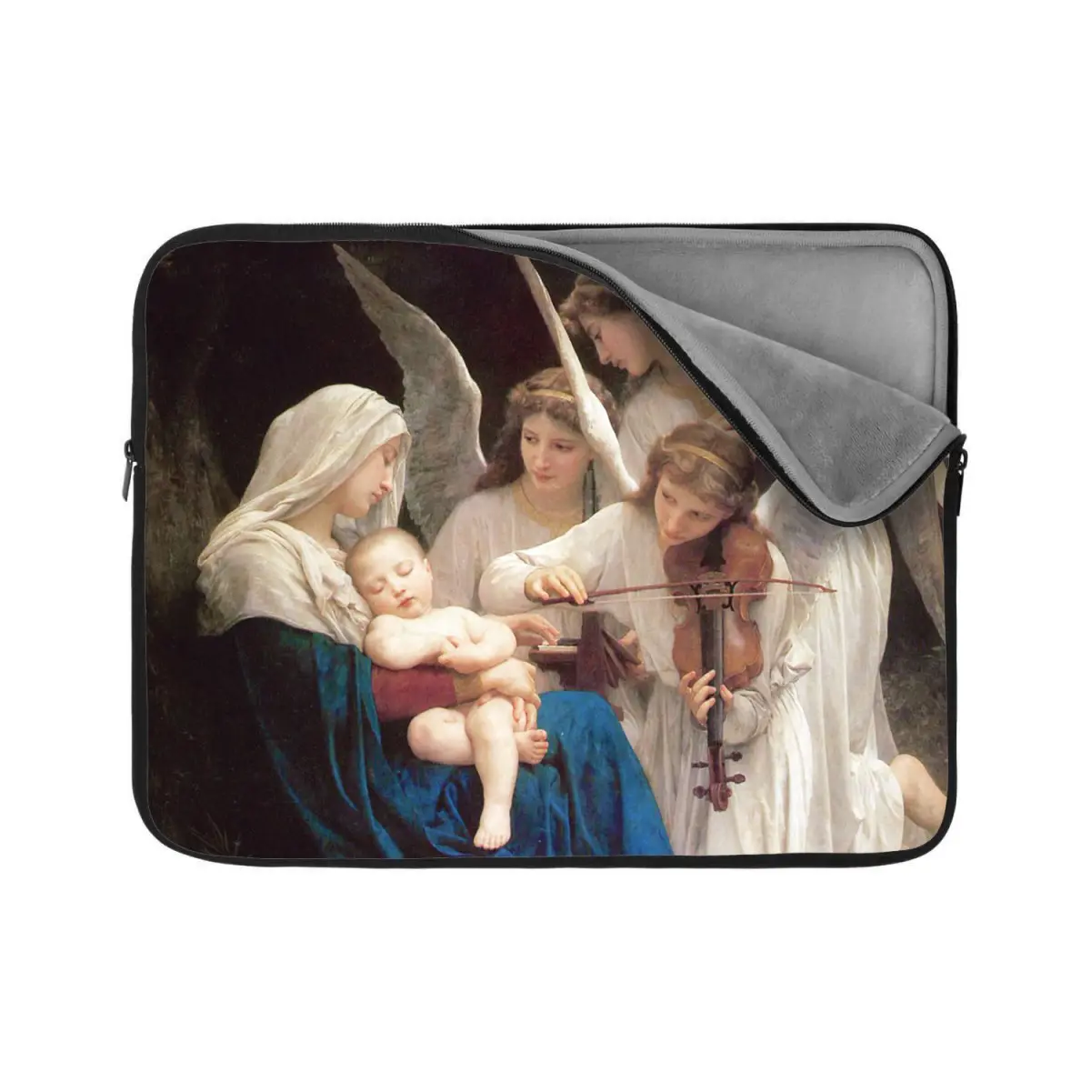 Obal na notebook Panna s anděly - William-Adolphe Bouguereau - 13"