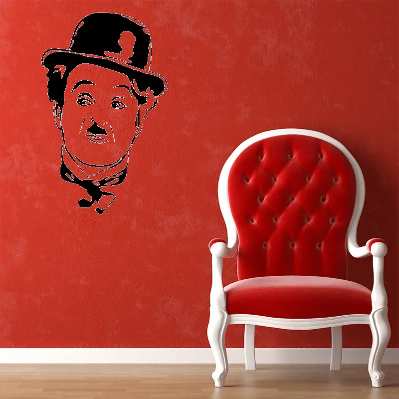 Samolepka na zeď: Charlie Chaplin
