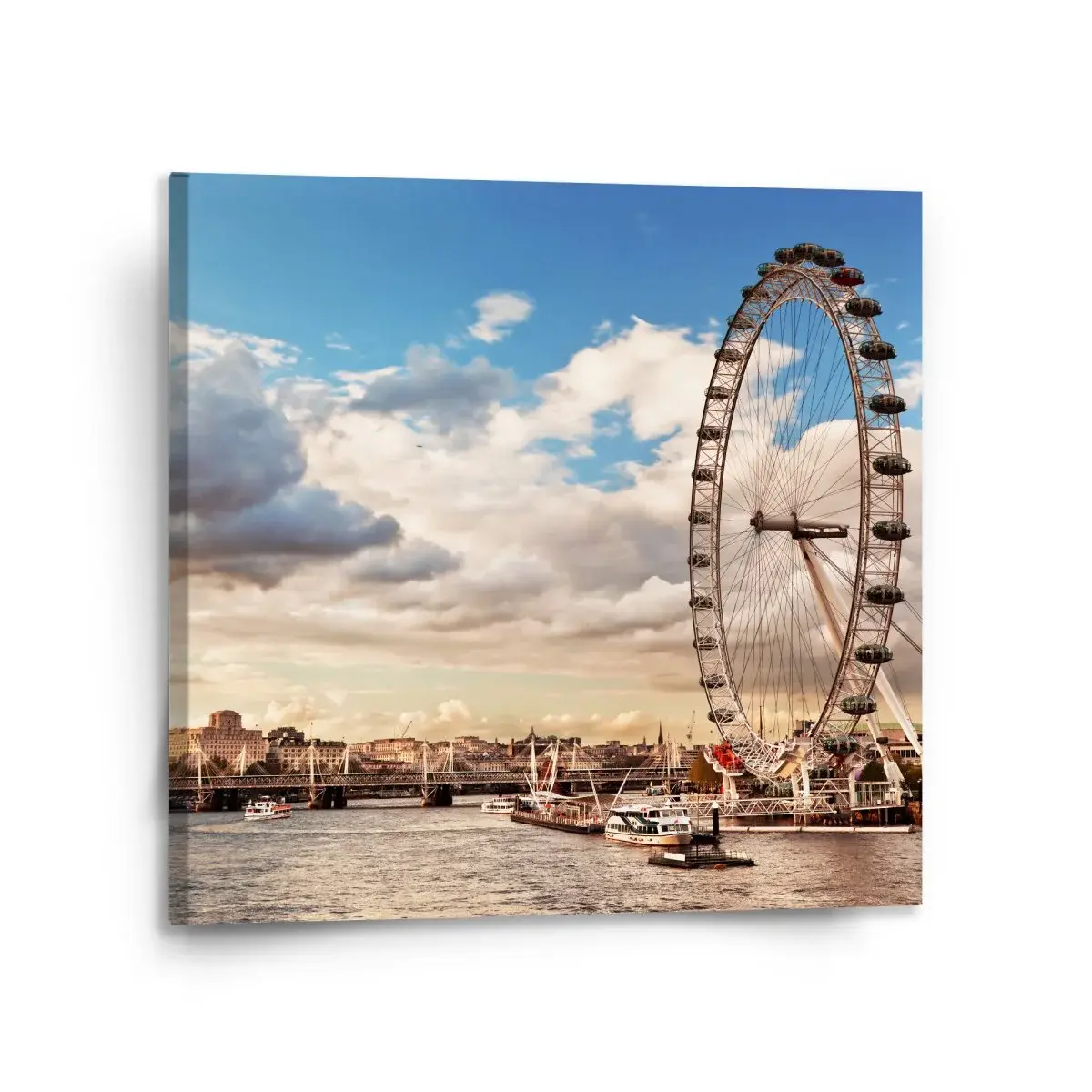 Obraz London eye - 110x110 cm