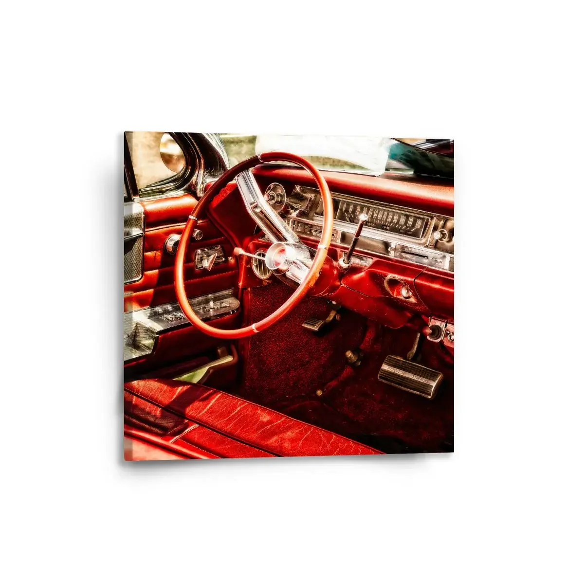 Obraz Interiér automobilu - 50x50 cm