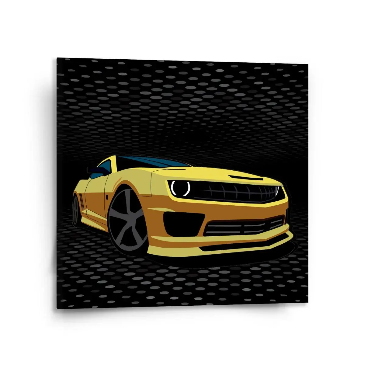 Obraz Chevrolet Camaro Puntíky - 110x110 cm