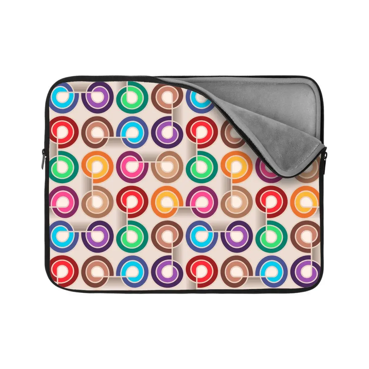 Obal na notebook Barevné spirály - 15,6"
