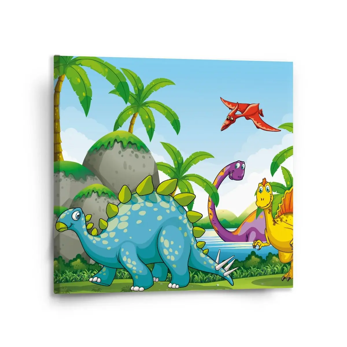 Obraz Dinosauři 3 - 110x110 cm