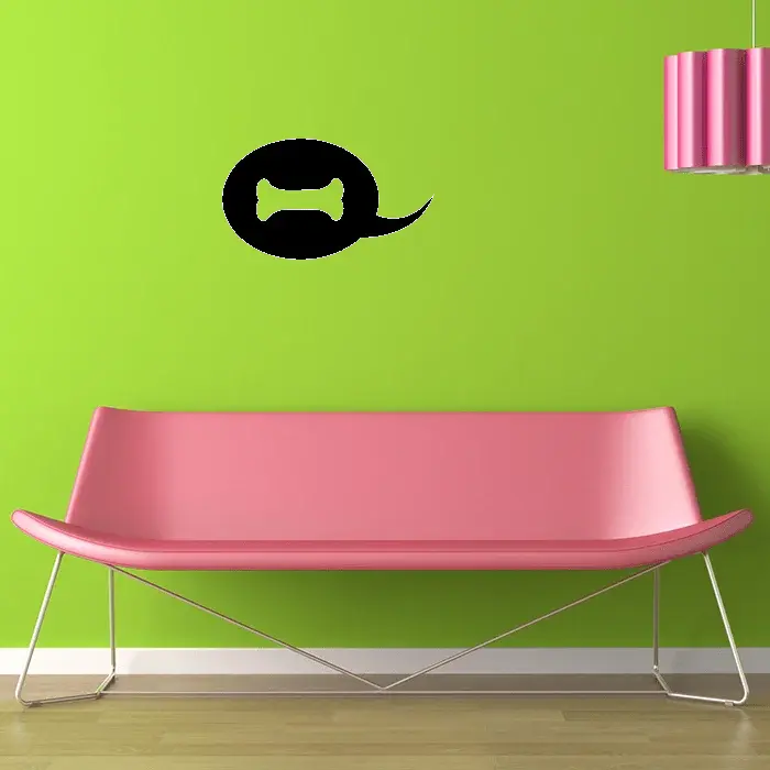 Samolepka na zeď: Kost - 60x33 cm