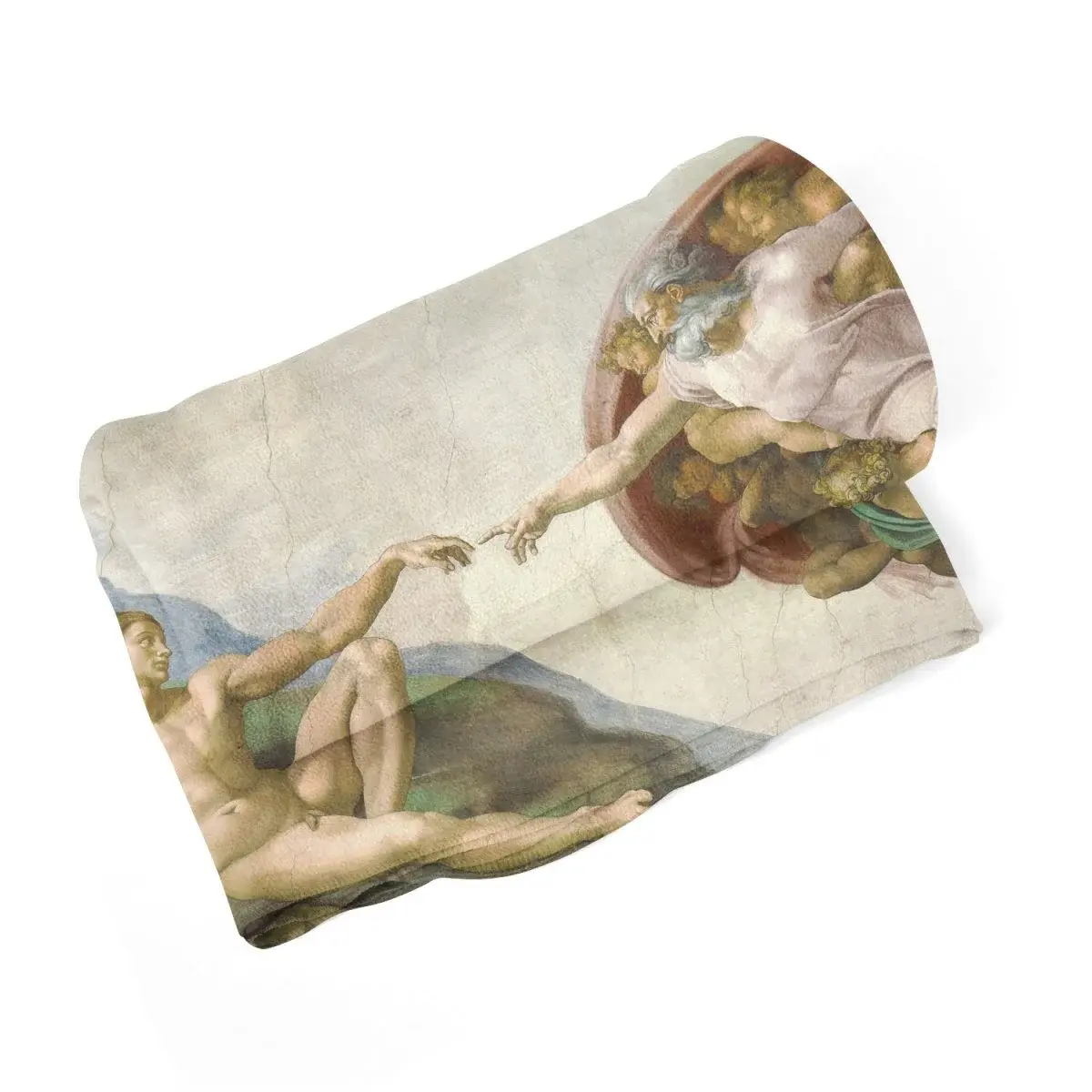 Deka Stvoření Adama - Michelangelo Buonarroti - 150x120 cm