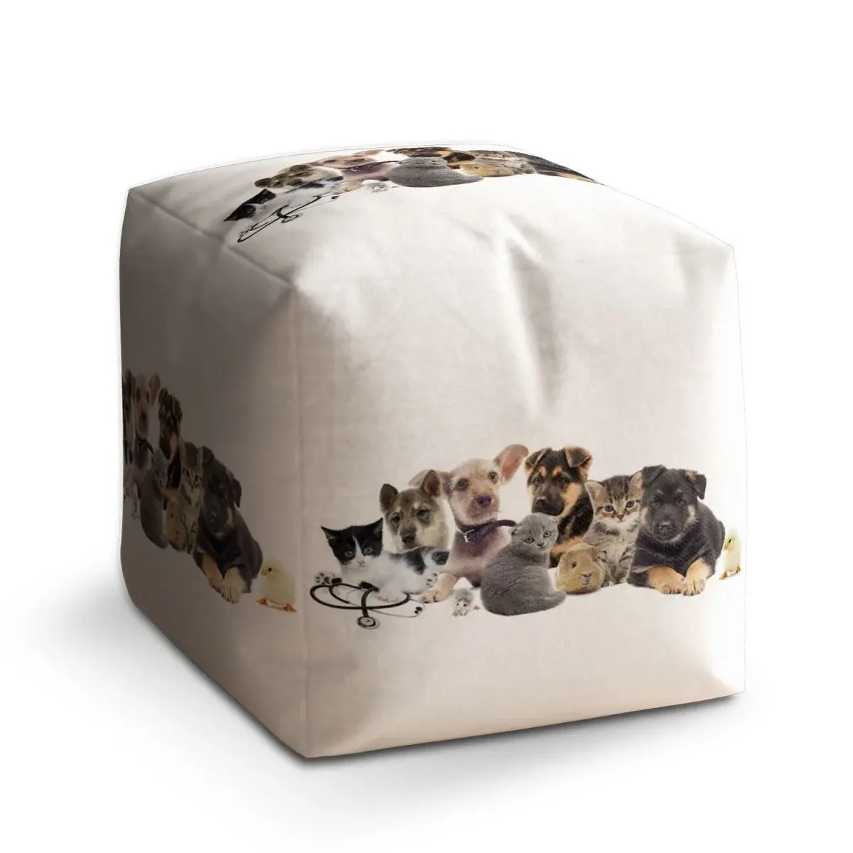 Taburet Cube Mláďátka 2 - 60x60x60 cm