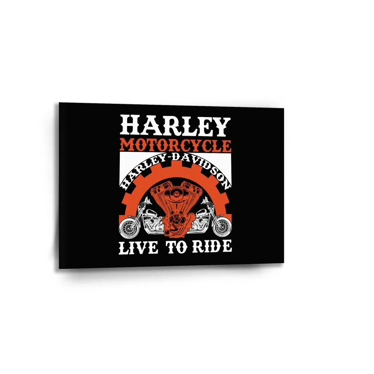 Obraz Harley-Davidson Live to ride - 90x60 cm