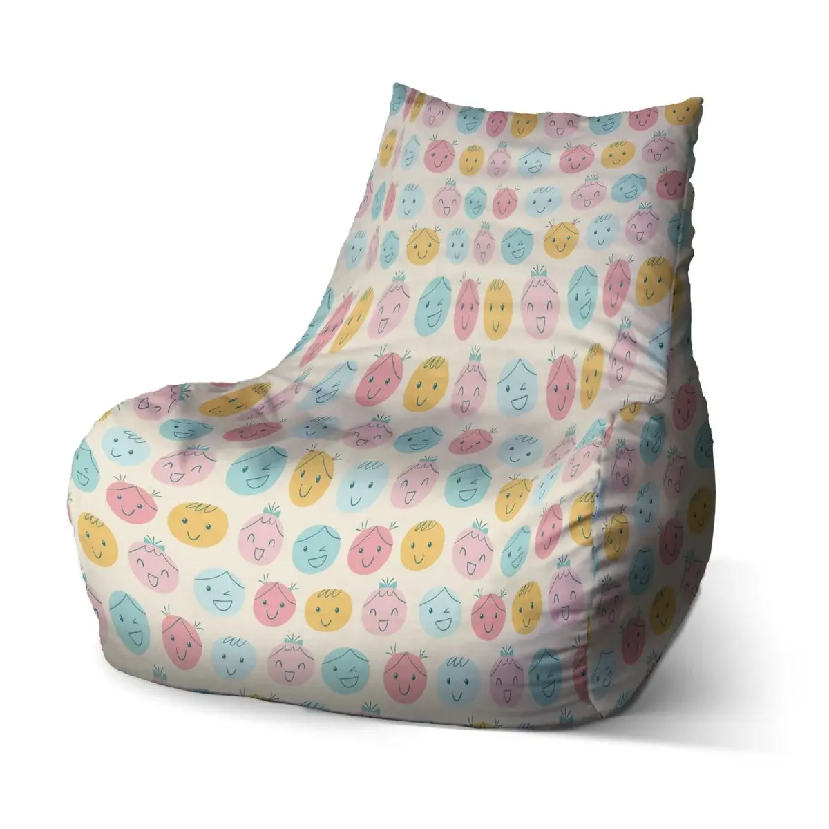 Sedací vak Bean Smajlíci - 100 x 90 x 45 cm