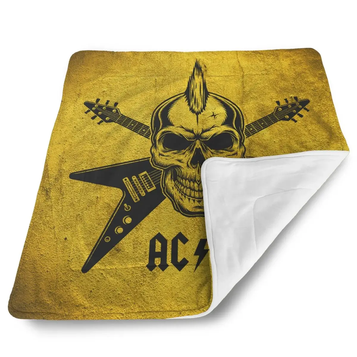 Deka pro miminko ACDC Lebka -