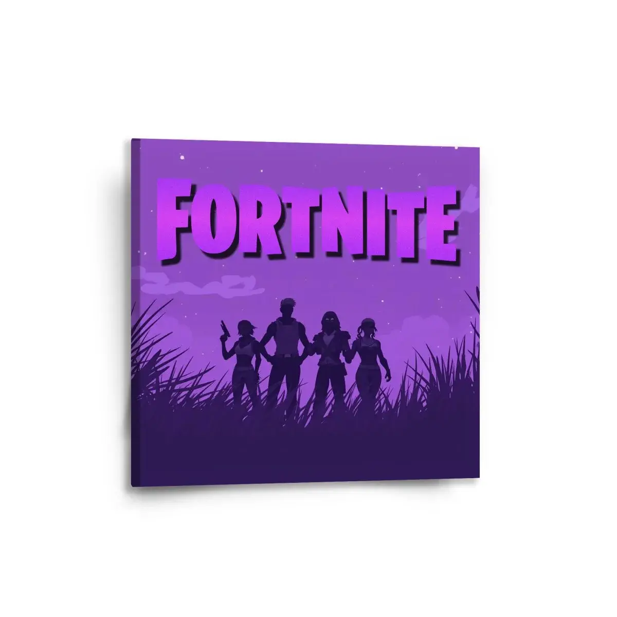 Obraz FORTNITE Fialová silueta - 50x50 cm