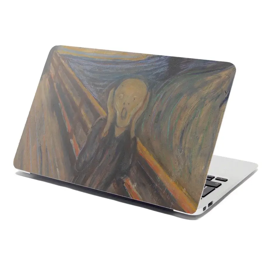 Samolepka na notebook Výkřik - Edvard Munch - 38x26 cm