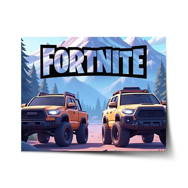 Plakát FORTNITE Off-road auta - 90x60 cm