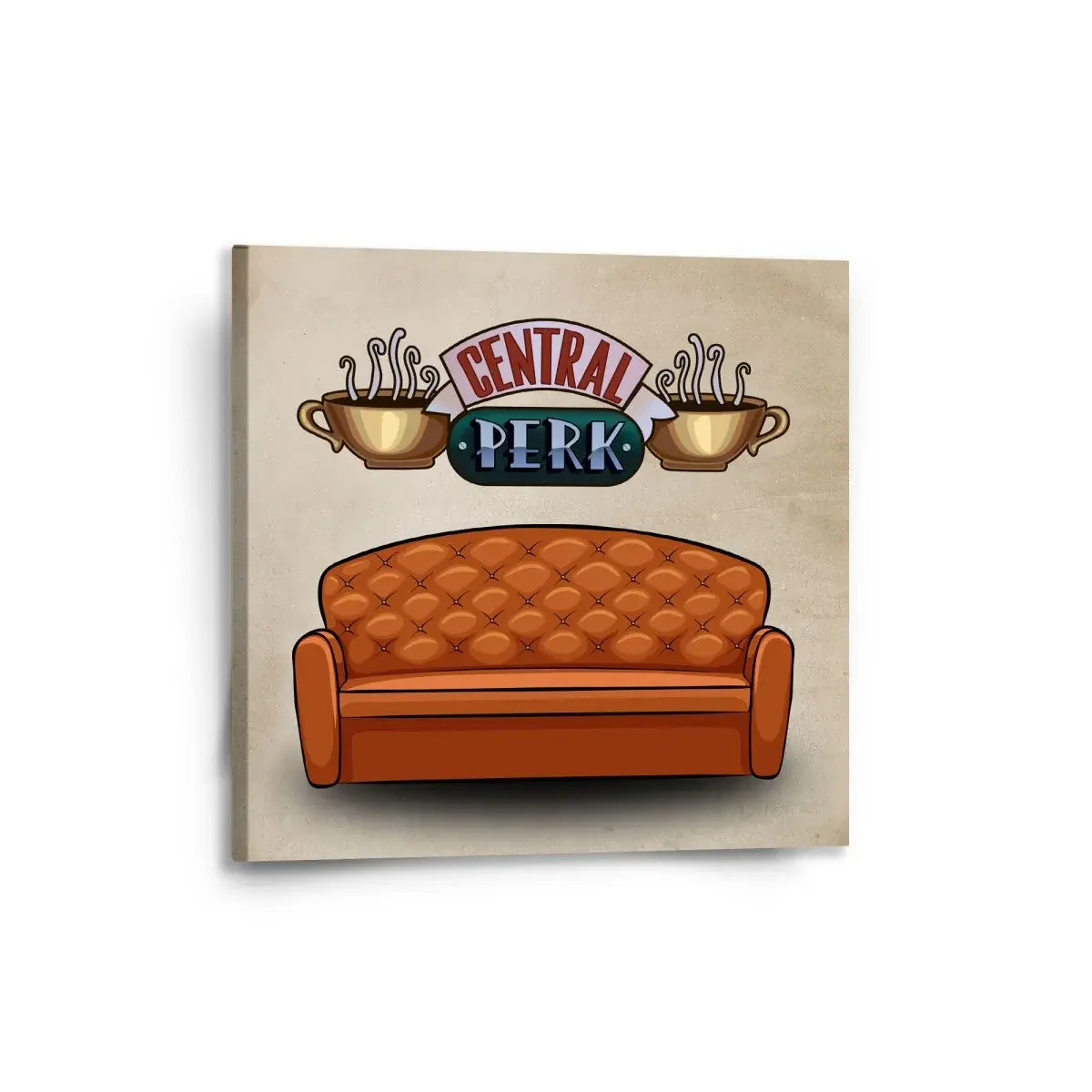 Obraz Seriál přátelé CENTRAL PERK Gauč - 50x50 cm