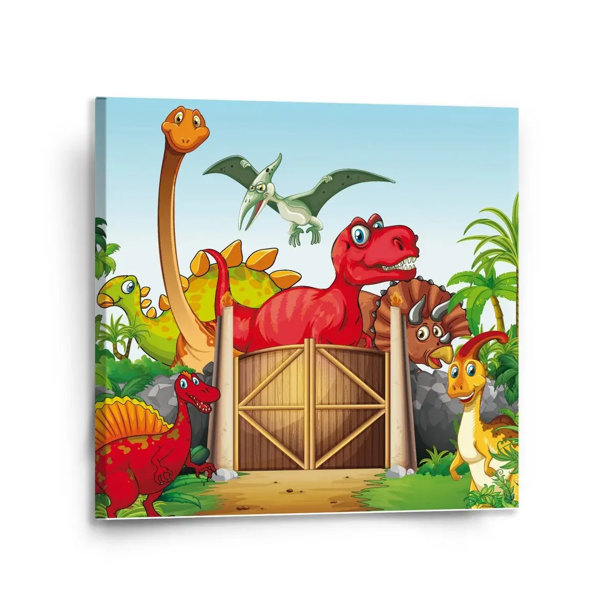 Obraz Dinosauři 4 - 110x110 cm