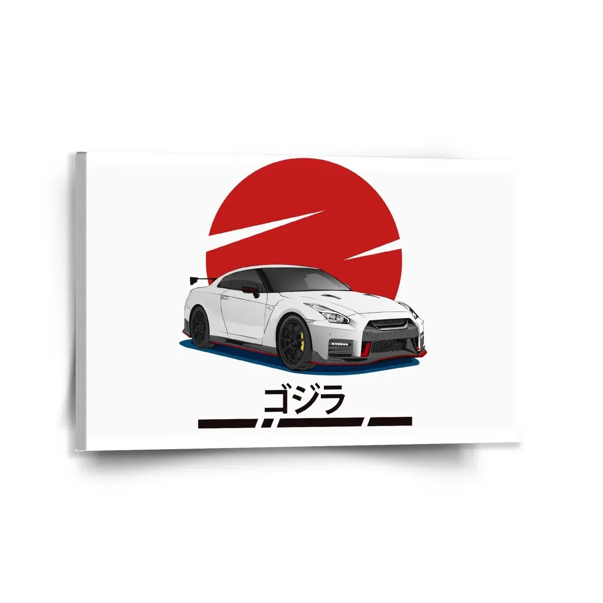Obraz Nissan GTR 35 Japonské slunce - 120x80 cm