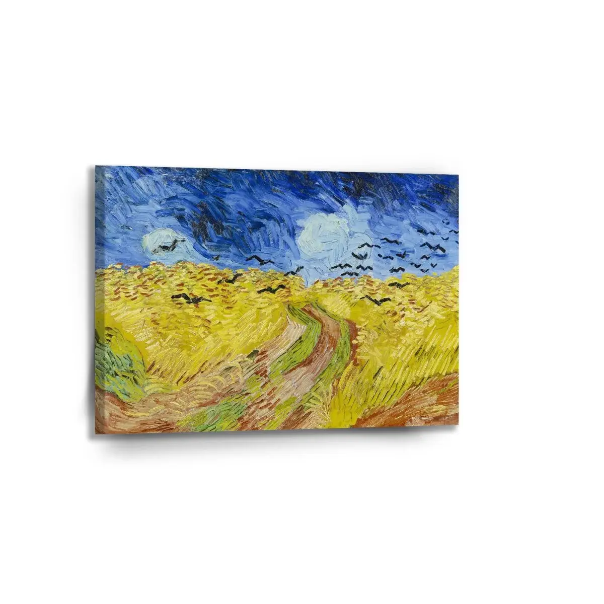 Obraz Pšeničné pole s vránami - Vincent van Gogh - 90x60 cm