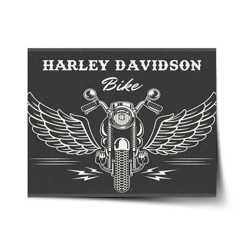 Plakát Harley-Davidson S křídly - 90x60 cm