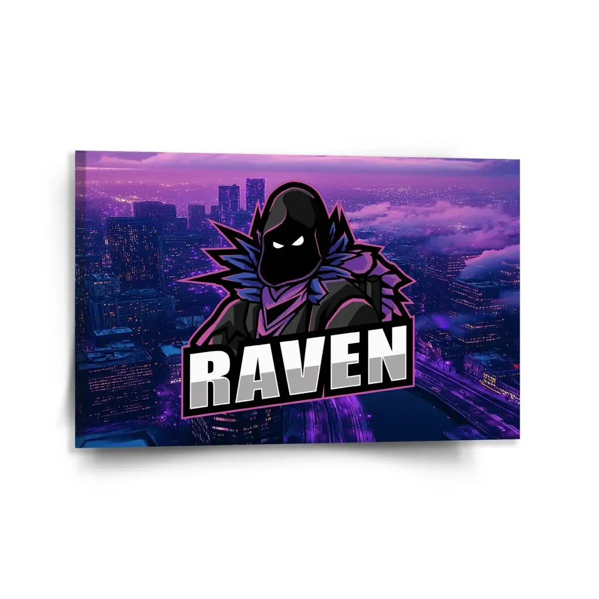 Obraz FORTNITE RAVEN Steampunk město - 120x80 cm