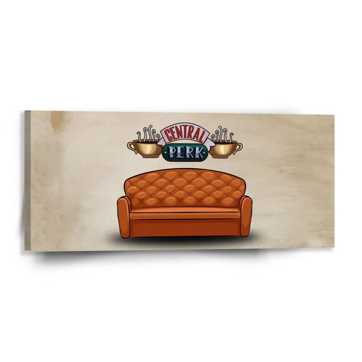 Obraz Seriál přátelé CENTRAL PERK Gauč - 110x50 cm