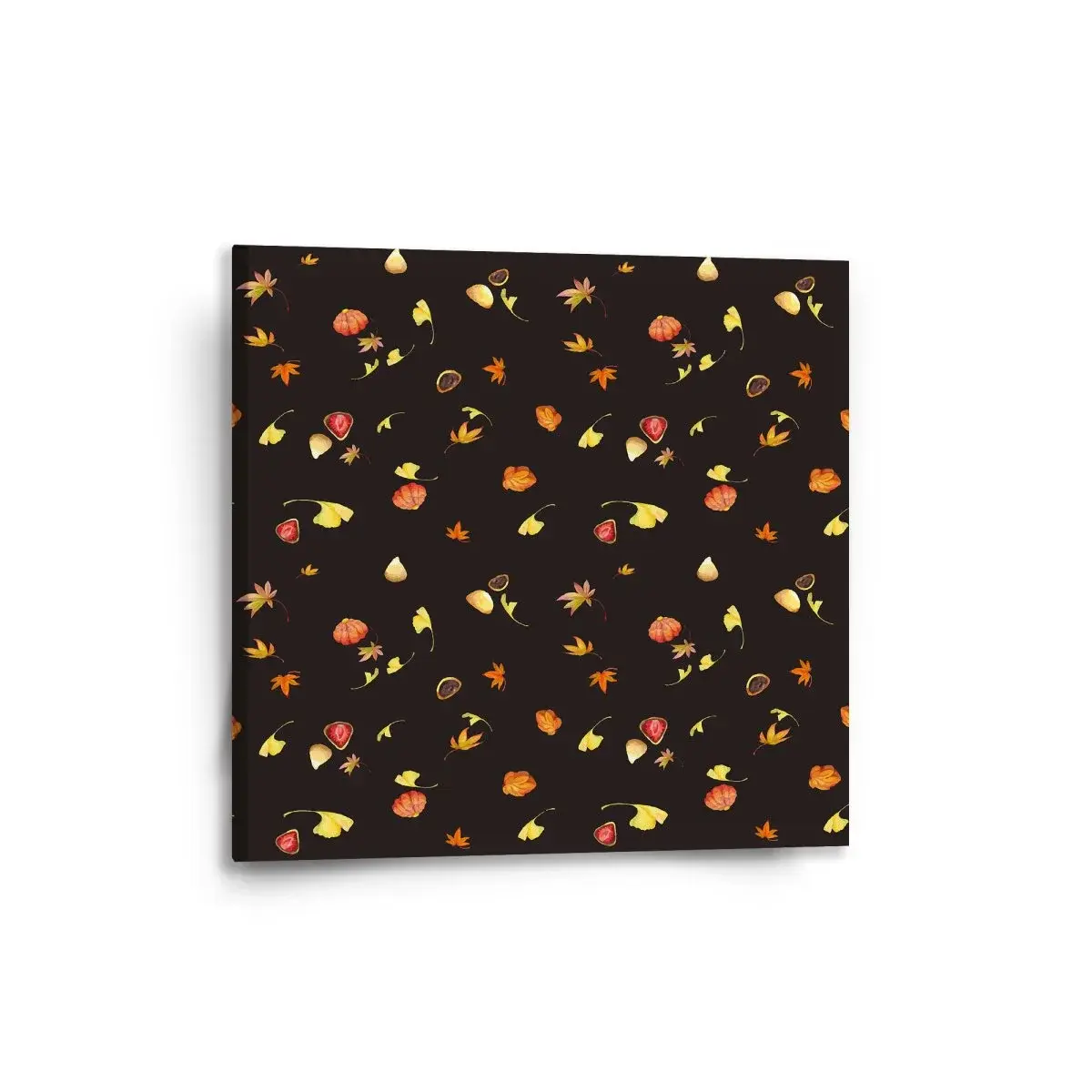 Obraz Podzim na černé - 50x50 cm