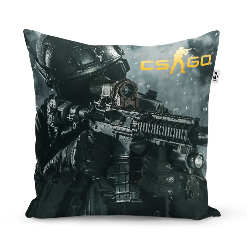 Polštář CS:GO Voják 1 - 60x60 cm