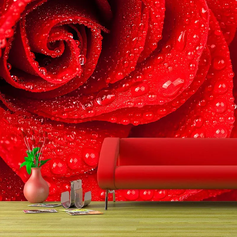 Tapeta Květ růže - 208x125 cm