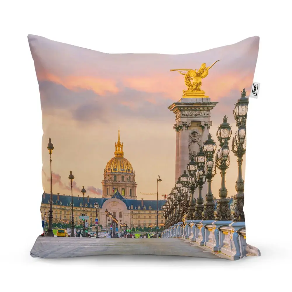 Polštář Paříž Elysejský palác - 50x50 cm