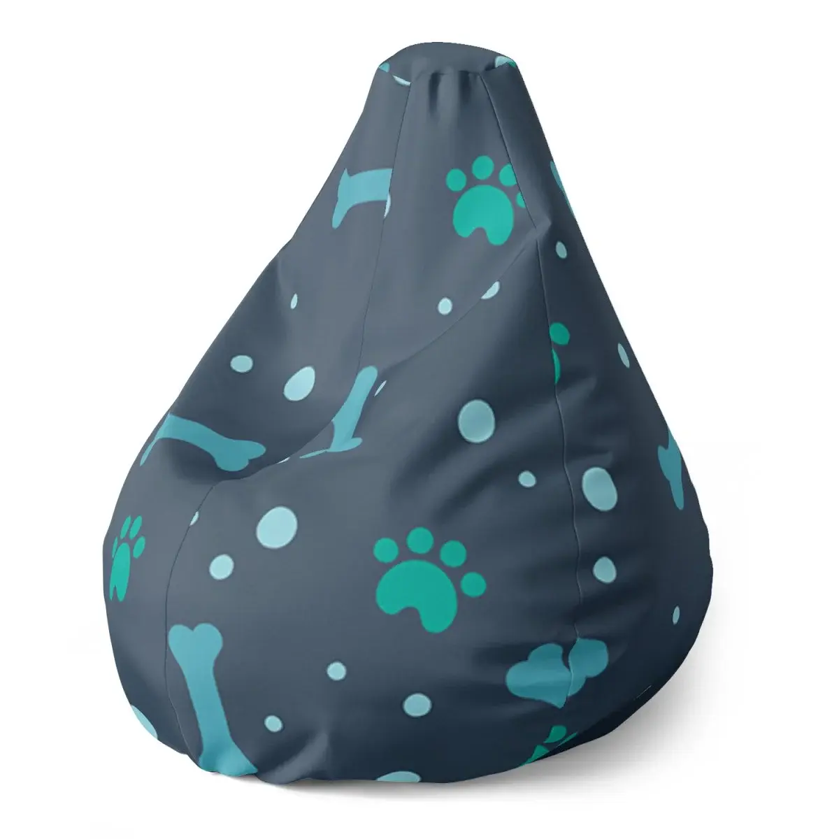 Sedací vak Pear Kostičky - 70 x 95 x 15 cm