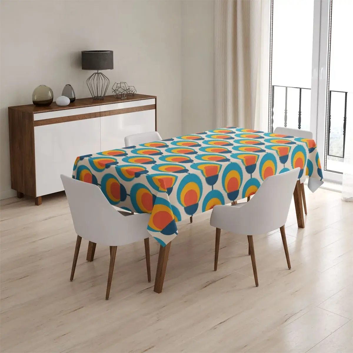 Ubrus Duhové spektrum - 90x90 cm