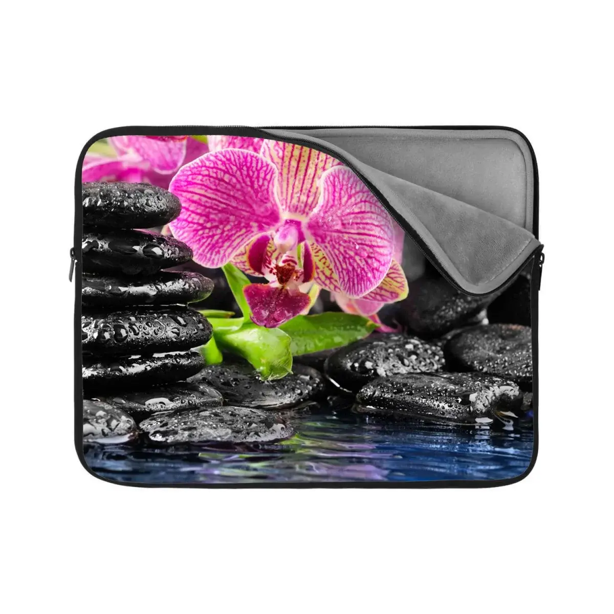 Obal na notebook Orchidej na kamenech - 17"