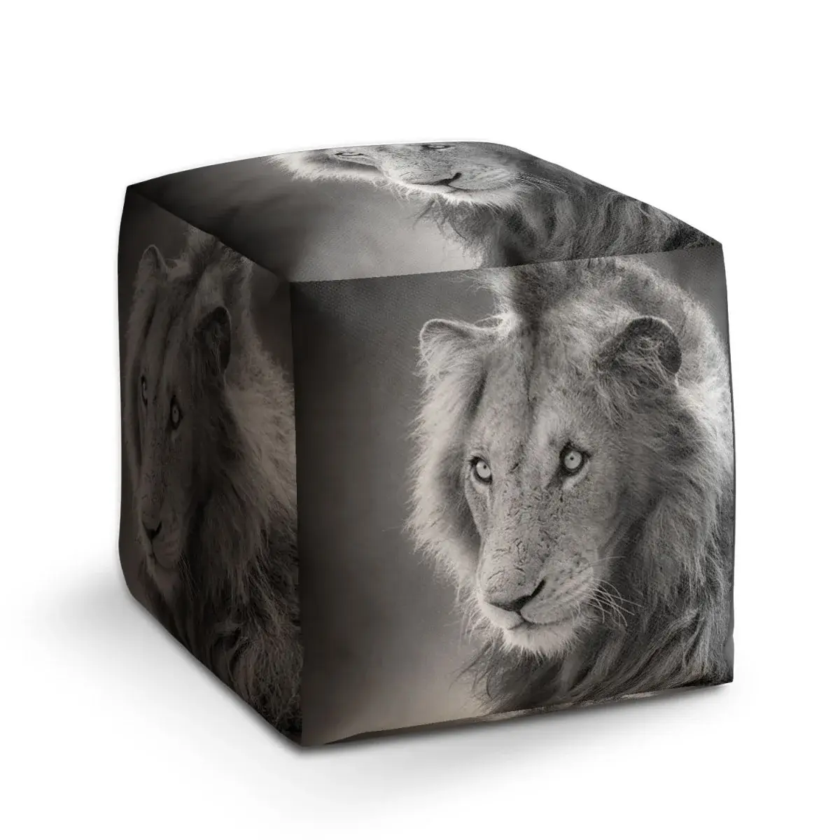 Taburet Cube Lvíček - 50x50x50 cm