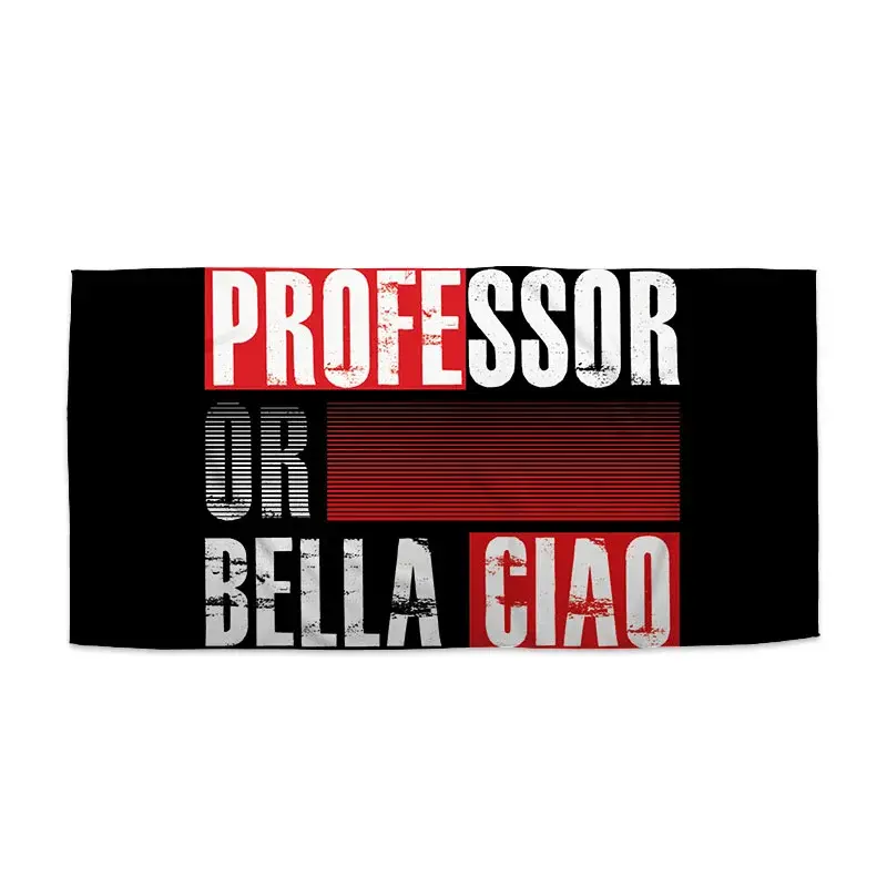 Ručník La Casa de Papel Professor or Bella Ciao motiv 3 - 50x100 cm